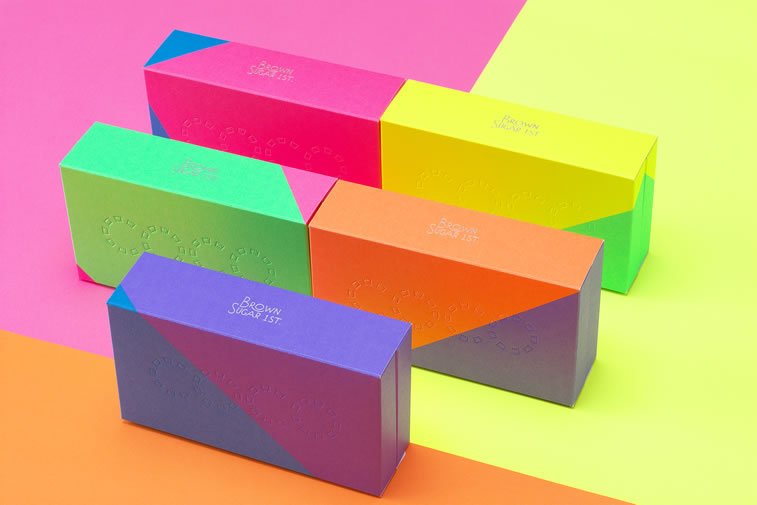 bold packaging design brown sugar