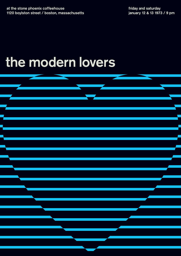 modern lovers swissted poster