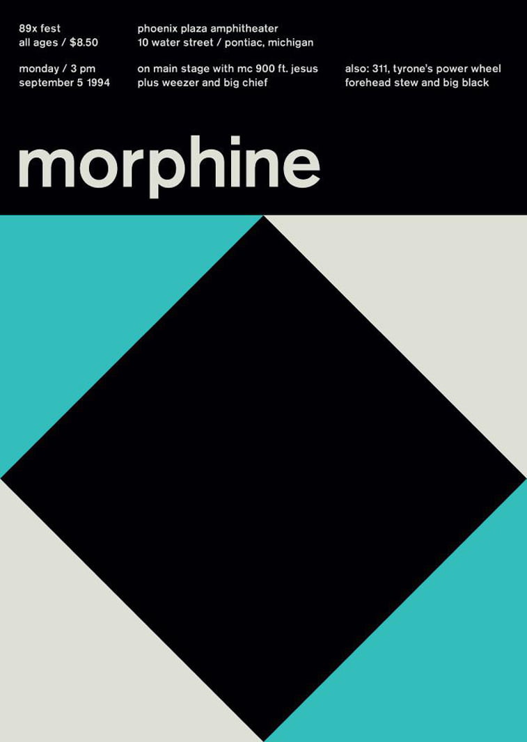 morphine swissted poster