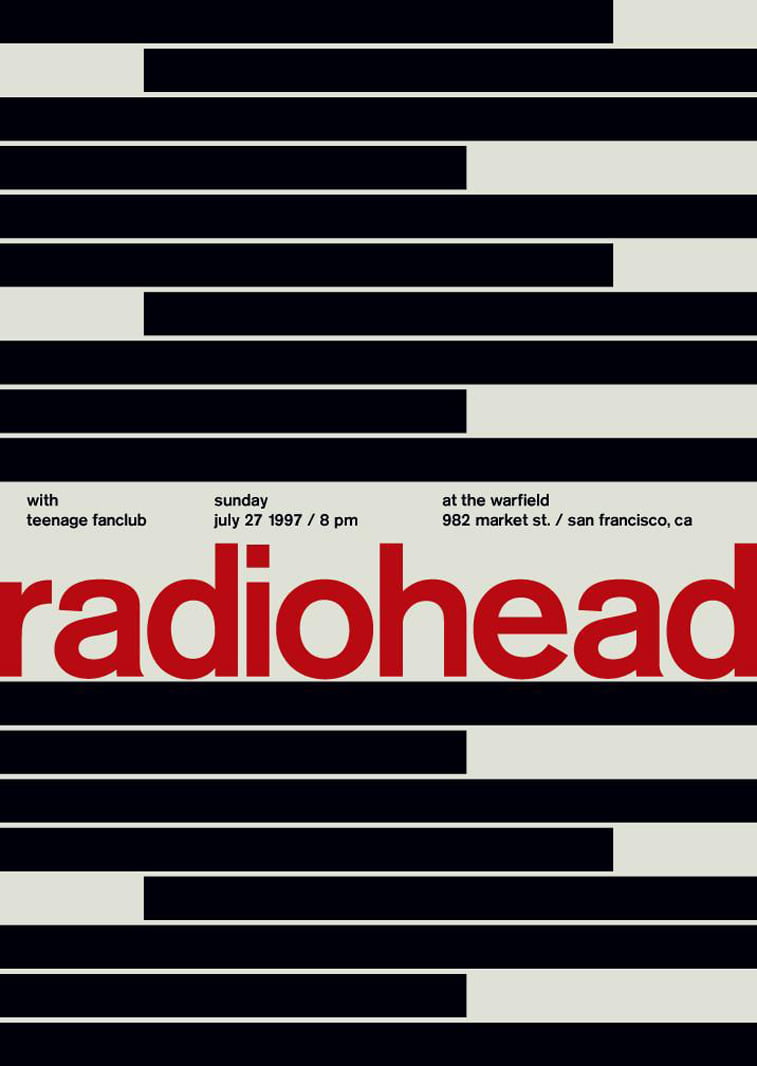radiohead radiohead poster