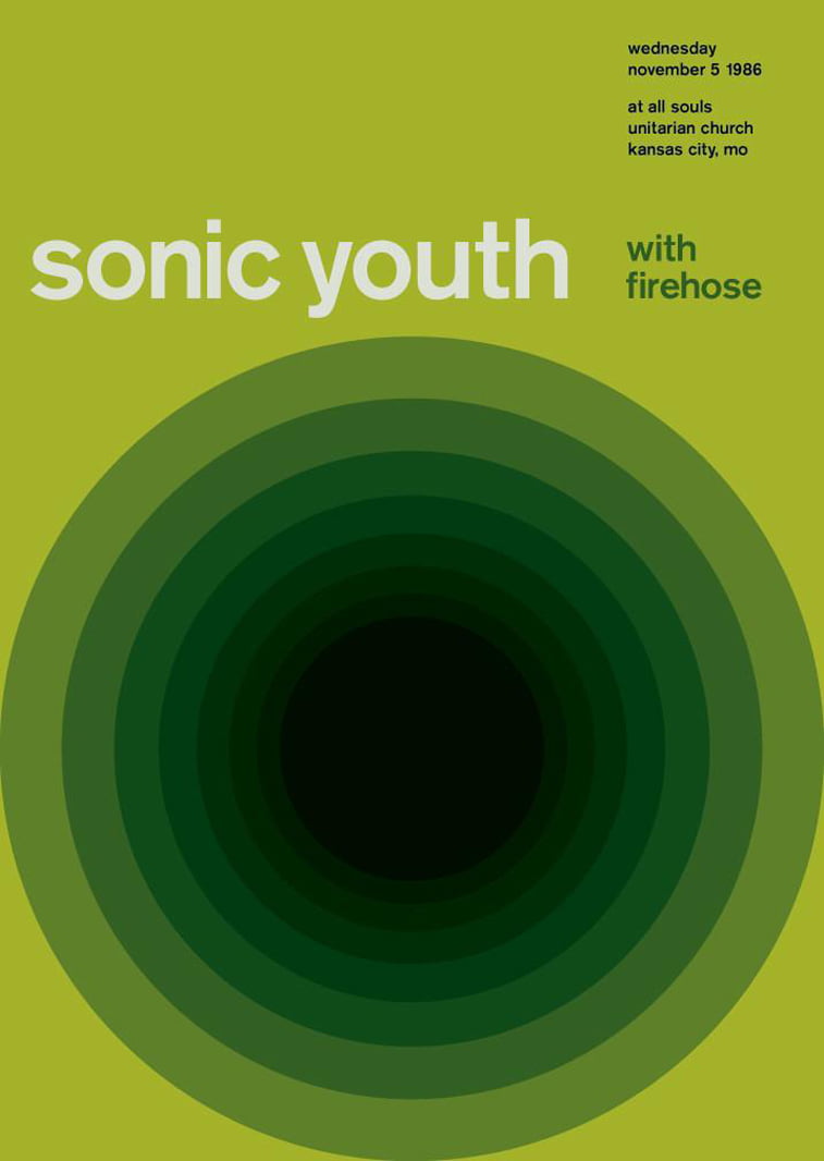 sonic youth swissted poster