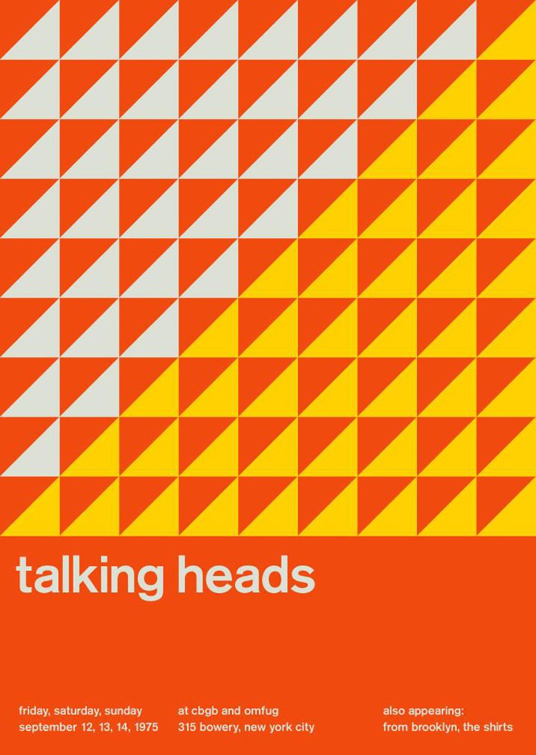 talking heads swissted poster