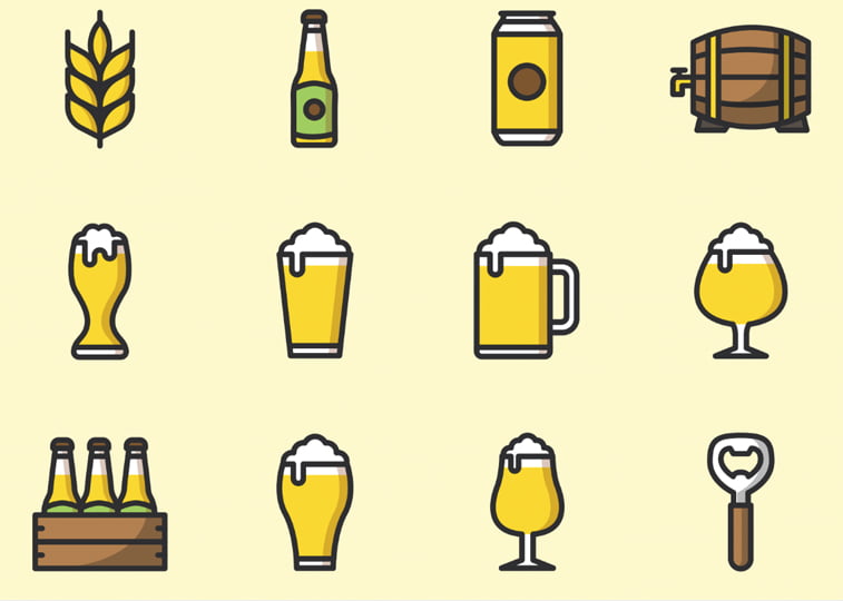 Beer icons dropbox