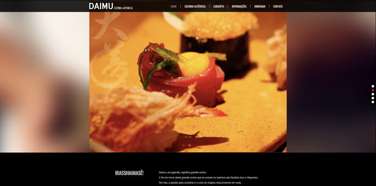 DAIMU kreativni sajtovi restorana