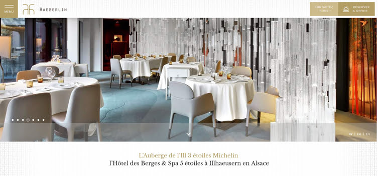 Lauberge de lilll 2 kreativni sajtovi restorana