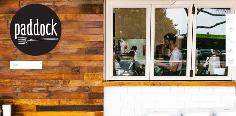 Paddock kreativni sajtovi restorana