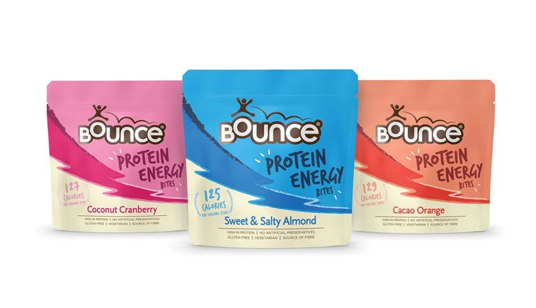 bounce protein packaging design
