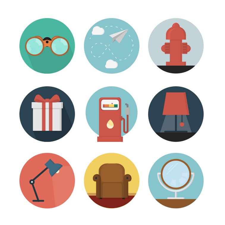free objects icons One extra pixel