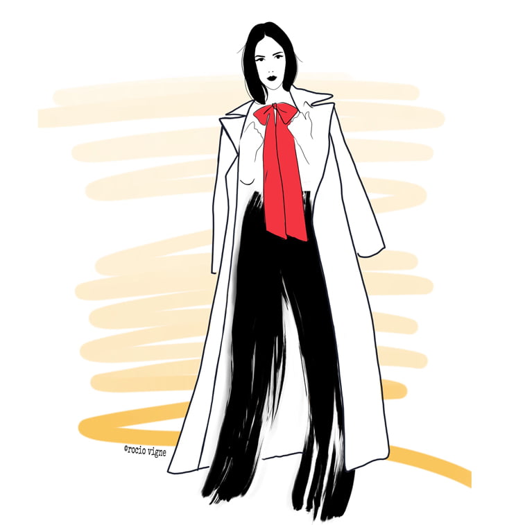 Rocio Vigne classy modna ilustracija