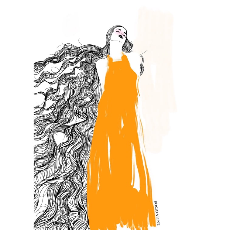 Rocio Vigne modna ilustracija 16