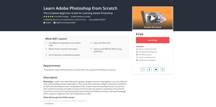 Udemy Photoshop od nule