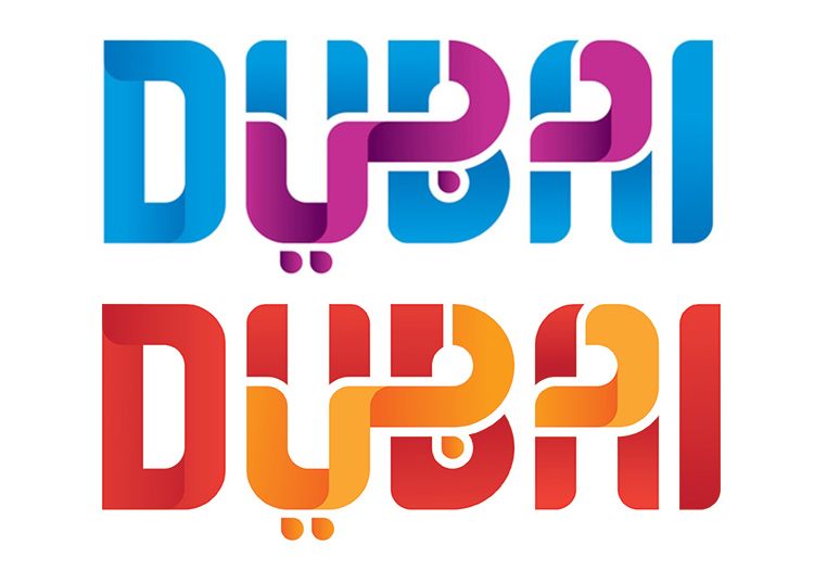 visit dubai logo dizajn