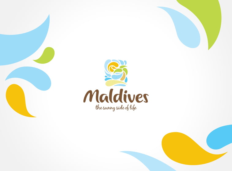 maldivi turizam logo dizajn