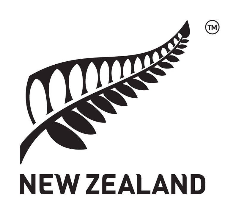 visit new zeland black and white logo