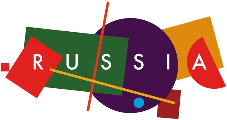 rusija turizam logo dizajn suprematizam