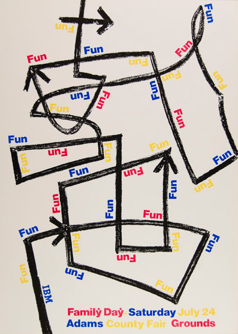 IBM plakati fun zuito plabvo crveno family day