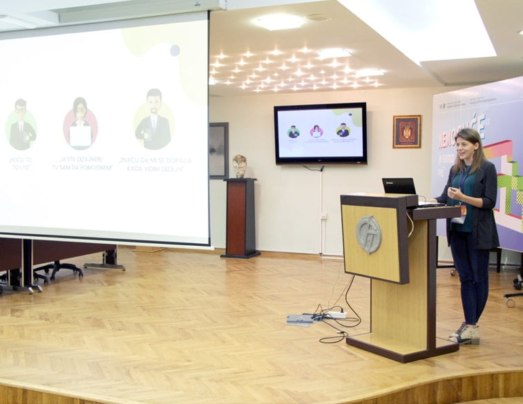 terezija katona se obraca studentima grida