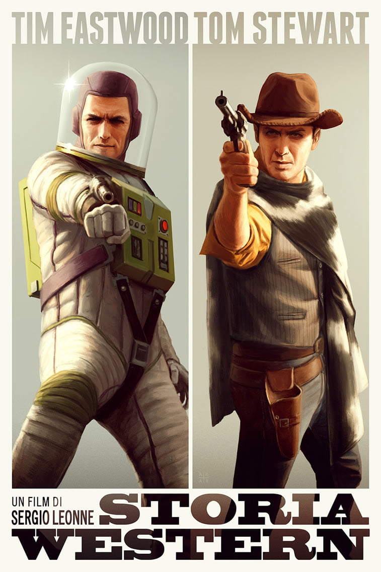 toy story spaghetti western 1 buzz lightyear and sheriff woody