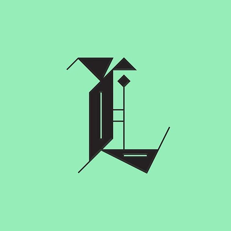 36 dana tipografije slovo L 
