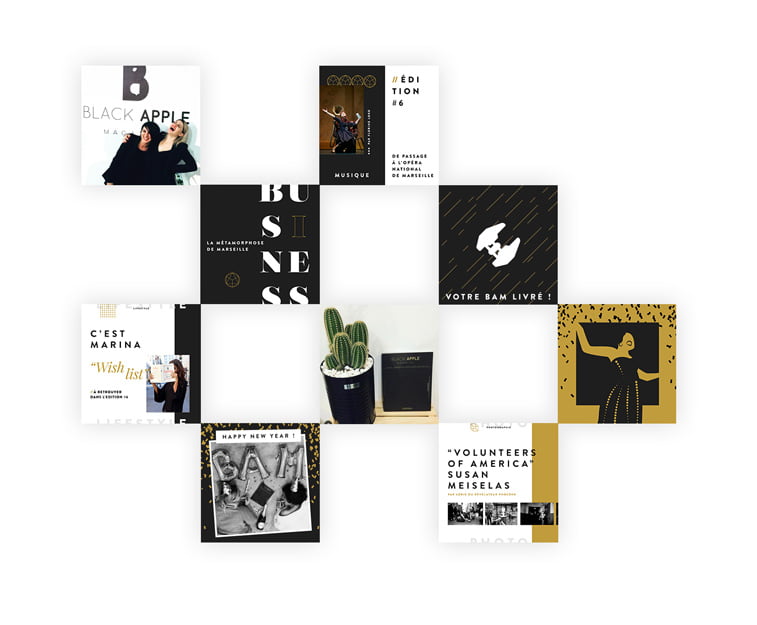 black apple magazine 6 dizajn behance
