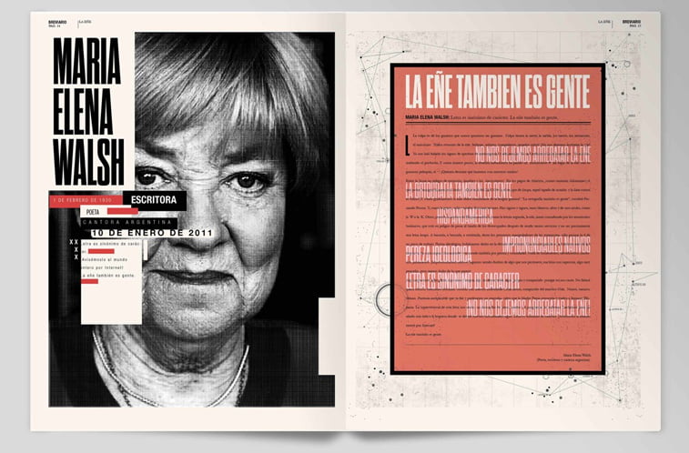 magazin breviario layout graficki dizjan maria elena walsh
