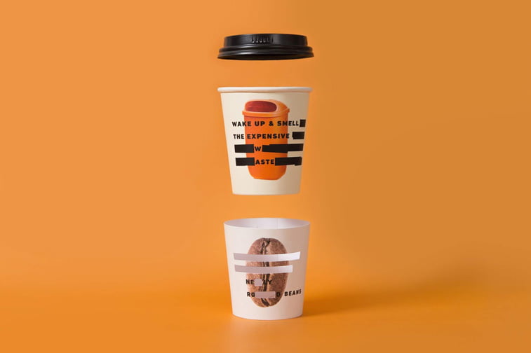 coffee cup packaging design