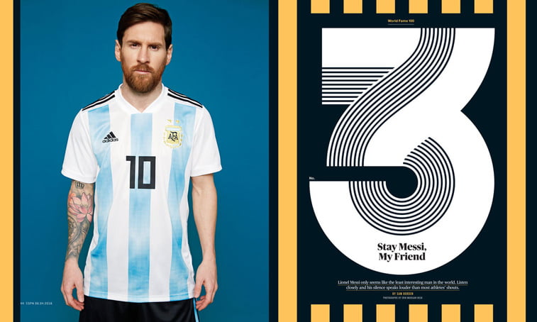 espn magazine jun 2018 lionel messi