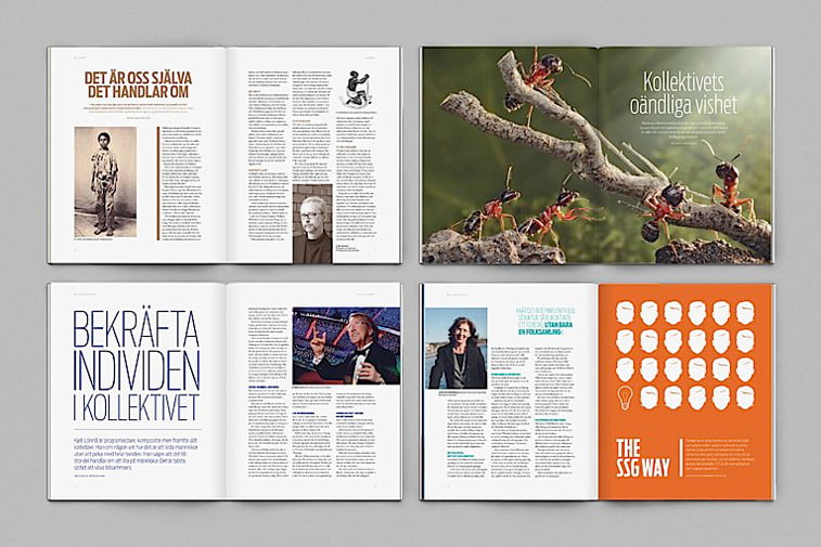 we magazine spread layout stranice casopisa