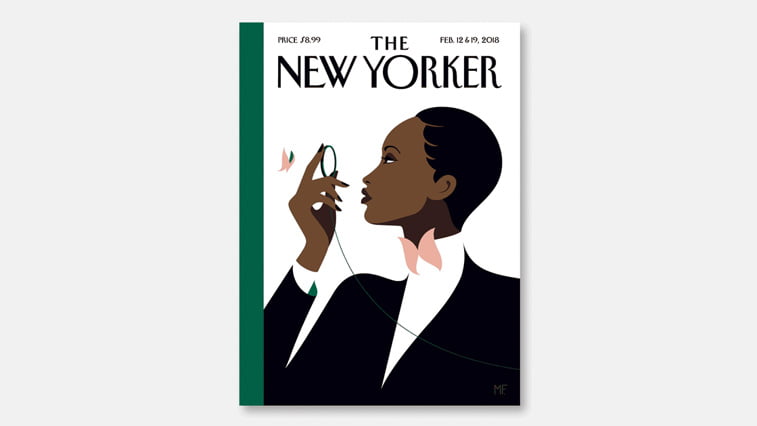 the new yorker ilustarcija butterfly effect Malika Favre