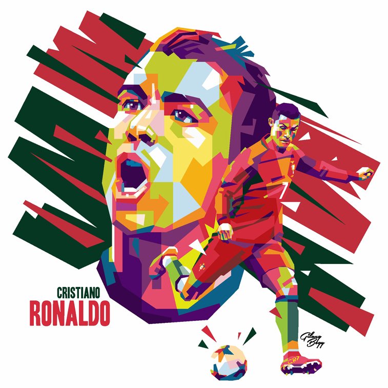ronaldo ilustracija fudbaler fifa world cup