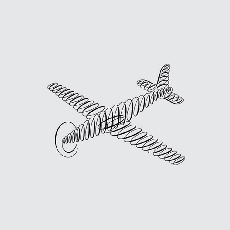 logo dizajn fred tow avion