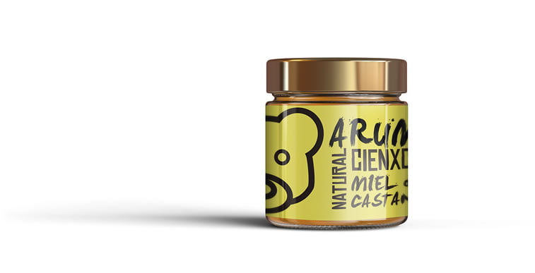 arume organic honey label 1