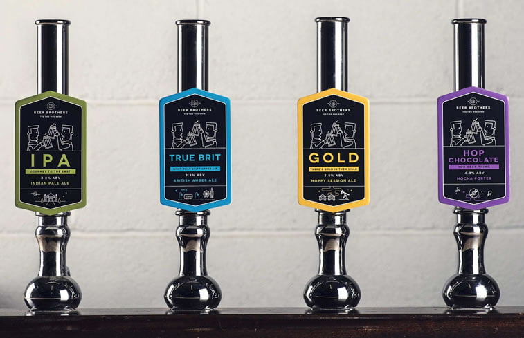 beer packaging design beerbros pumps
