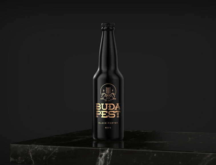 beer packaging design budapest beer 1