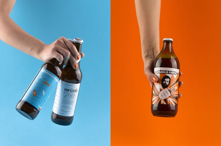 beer packaging design charlie infuzio
