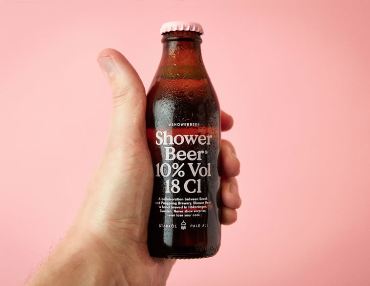 beer packaging design shower beer 1