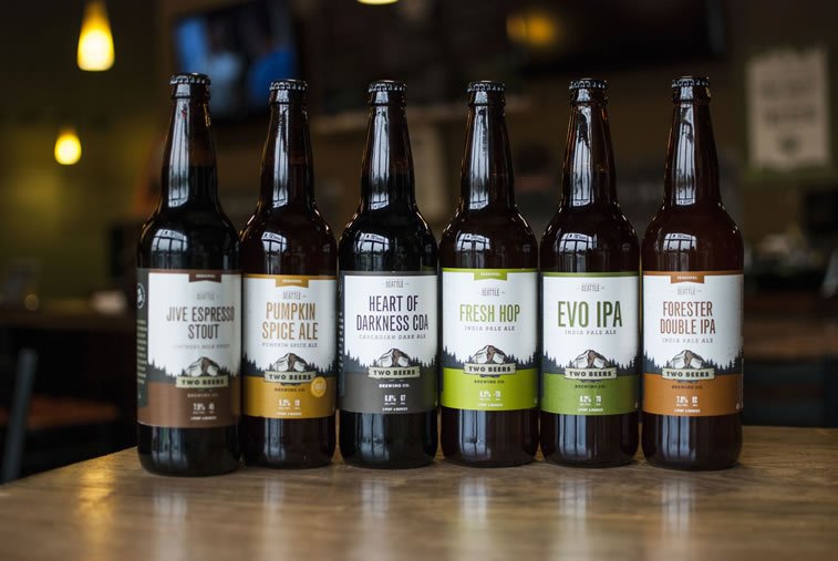 beer packaging design two beers 2