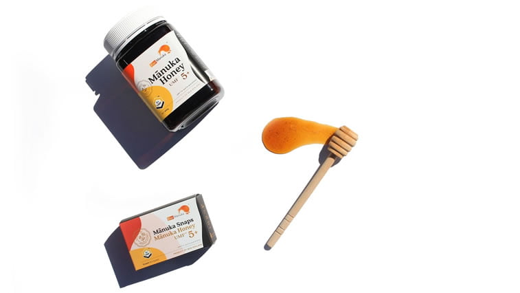 kiwi manuka honey label 2