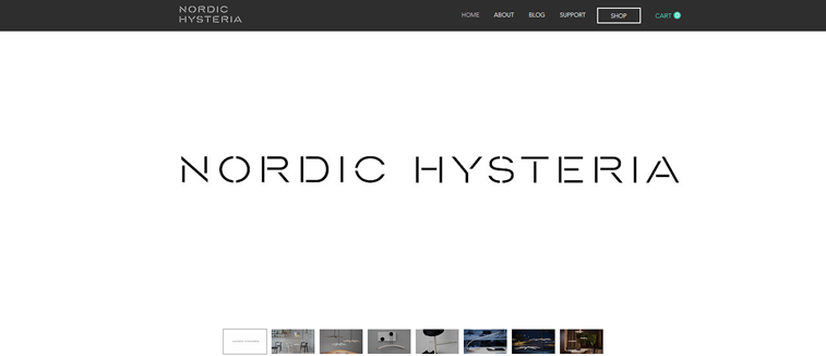 nordic hysteria vebsajt font