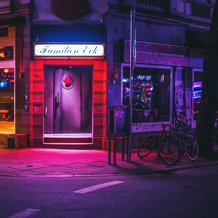 Hamburg noću na fotografijama Marka Brojera