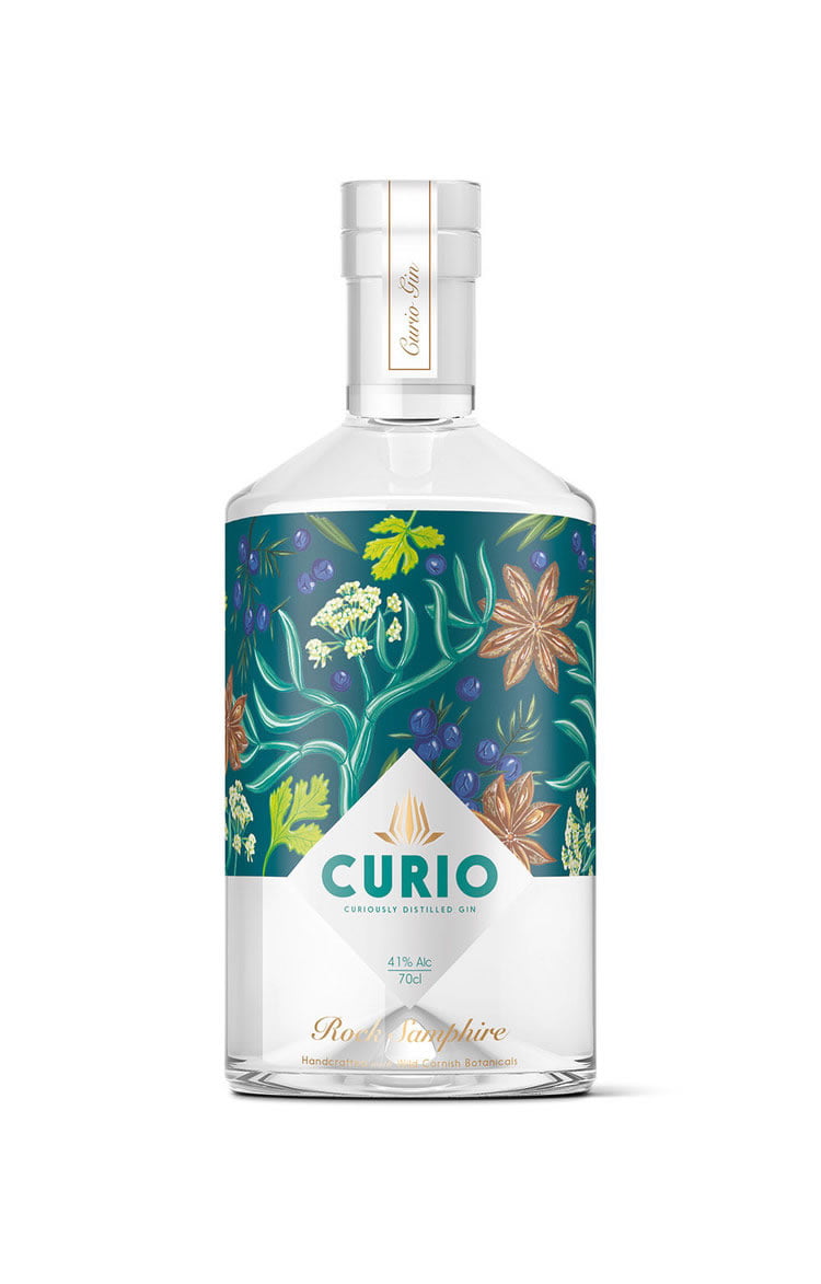 curio spirits label design 3