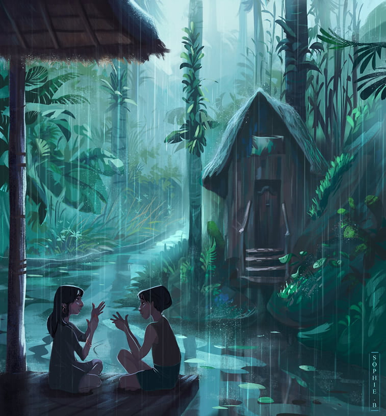 ilustracija za film character design