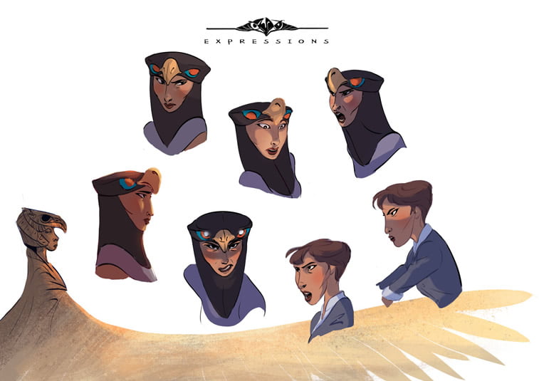 dizajn lika izrazi lica character design