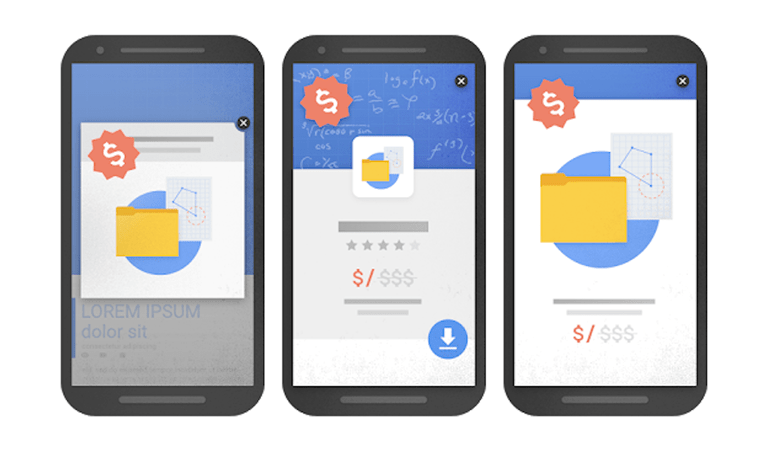mobile pop-ups bad design google examples