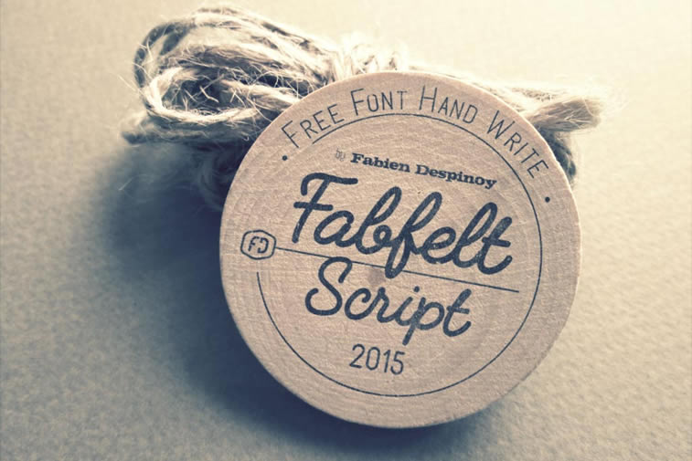 fabfelt script font by fabien despinoy handwritten