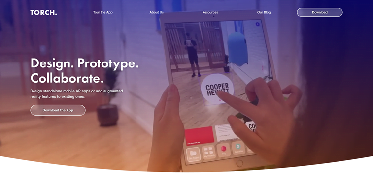 torch veb alat prototip AR dizajn tablet