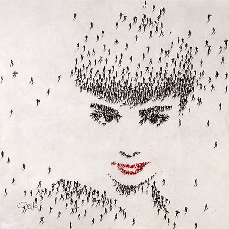 Audrey Hepburn portrait by craig alan