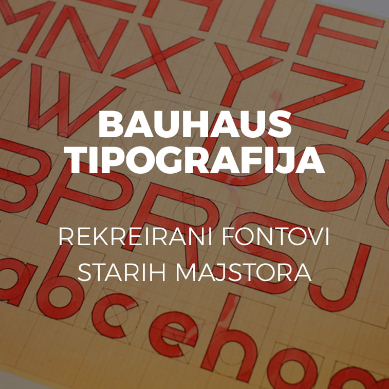 izdvojena slika bauhaus tipogrfaija rekreirani fontovi