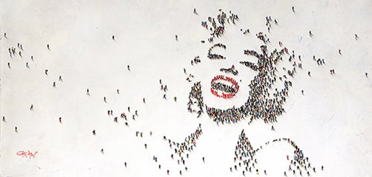 marilyn monroe portrait populus series