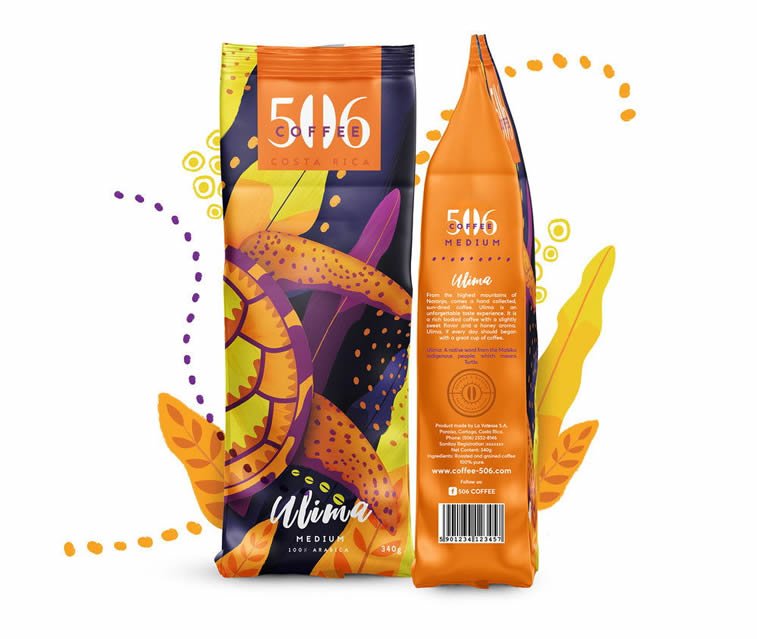 pili coffee packaging design